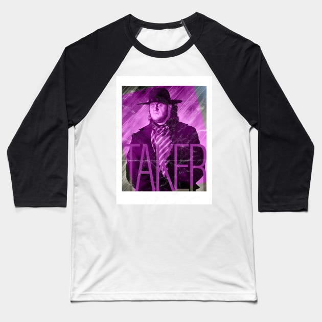 Vintage Taker Baseball T-Shirt by portraiteam